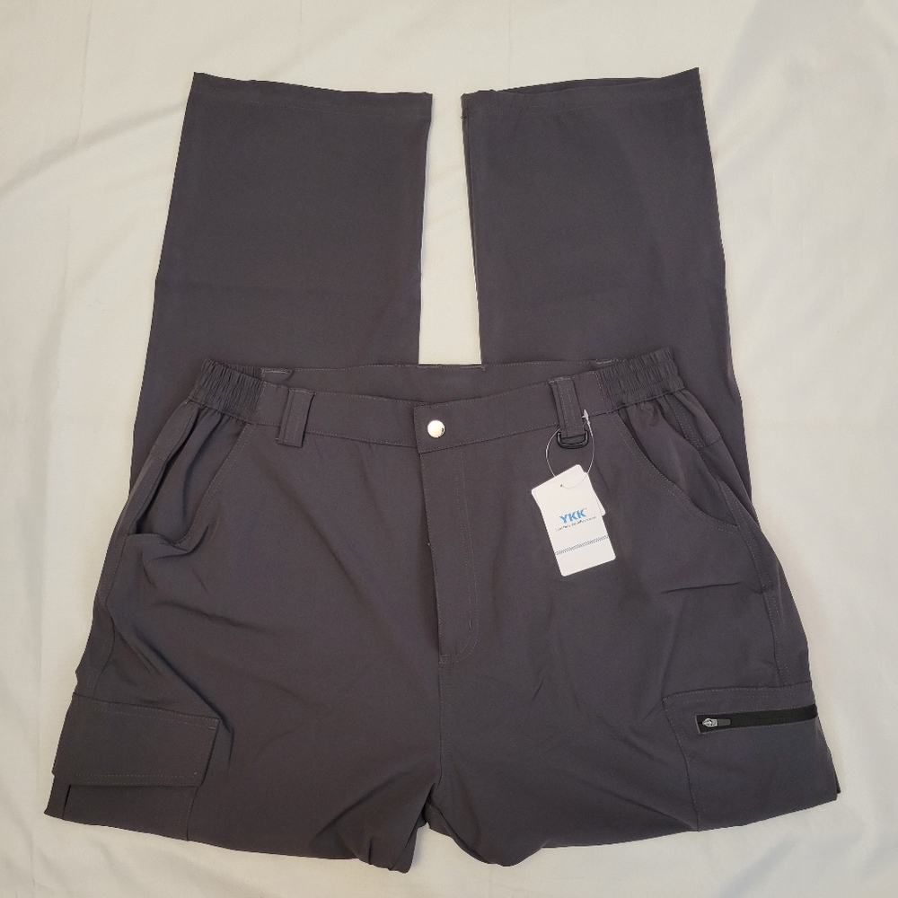 YKK Corp Dark Grey Track / Cargo Pants UPF50+ Waist 38"